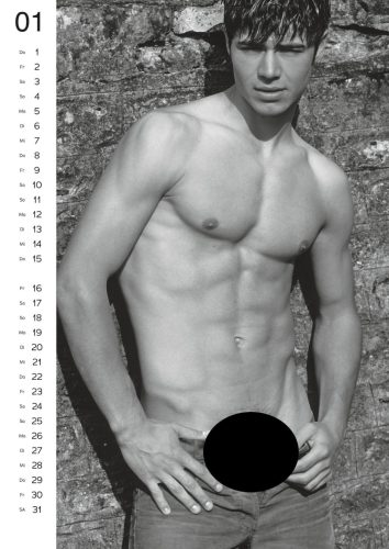 Akt férfi naptár - 2026