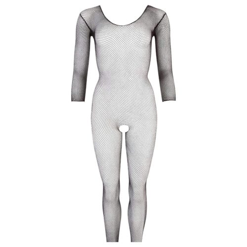 NO:XQSE - Egészalakos necc overál - fekete (S-L)