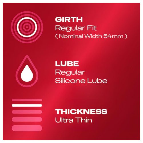 Durex Feel Ultra Thin - ultra élethű óvszer (10 db)