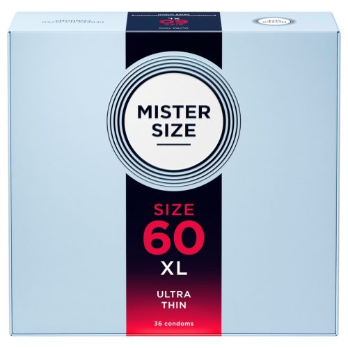 Mister Size vékony óvszer - 60 mm (36 db)