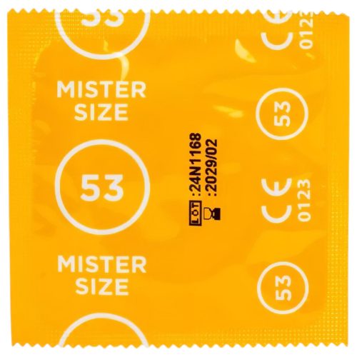 Mister Size óvszer Tesztcsomag Péniszmérővel - 3 db