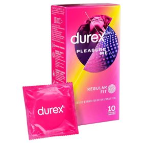 Durex Pleasure Me - bordázott-pontozott óvszer (10 db)
