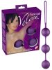 You2Toys - velvet lila, tripla gésagolyó