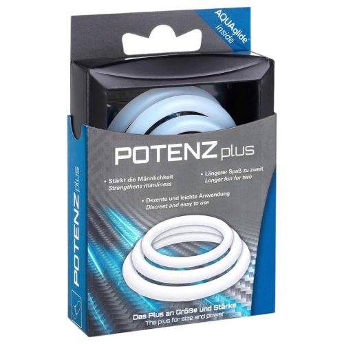 POTENZplus péniszgyűrű - szett (3 db)