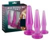 You2Toys - Anál tréning plug szett - 3 db (lila)