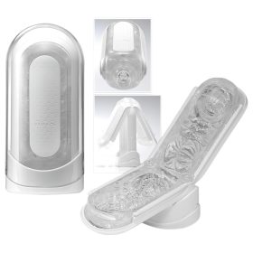 TENGA Flip Zero - szuper-maszturbátor férfiaknak (fehér)