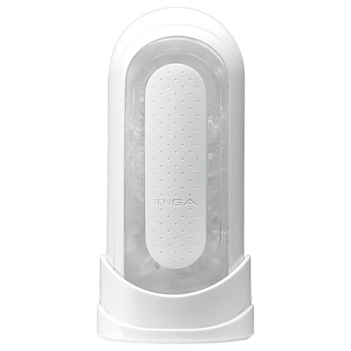 TENGA Flip Zero - szuper-maszturbátor férfiaknak (fehér)
