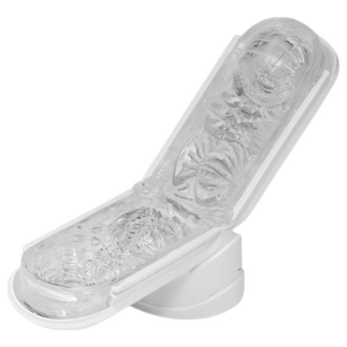 TENGA Flip Zero - szuper-maszturbátor férfiaknak (fehér)