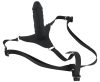 You2Toys - Silicone Strap-On - felcsatolható dildó (fekete)