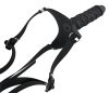 You2Toys - Silicone Strap-On - felcsatolható dildó (fekete)