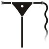 You2Toys - Silicone Strap-On - felcsatolható dildó (fekete)