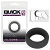 Black Velvets - vastagfalú péniszgyűrű (2,6 cm, fekete)