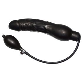 You2Toys - latex pumpálható análtágító - fekete (nagy)