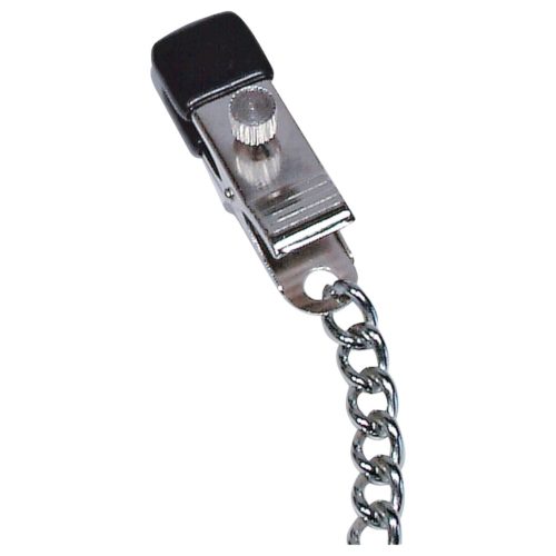 Fetish - láncos, állítható mellbimbó csipesz