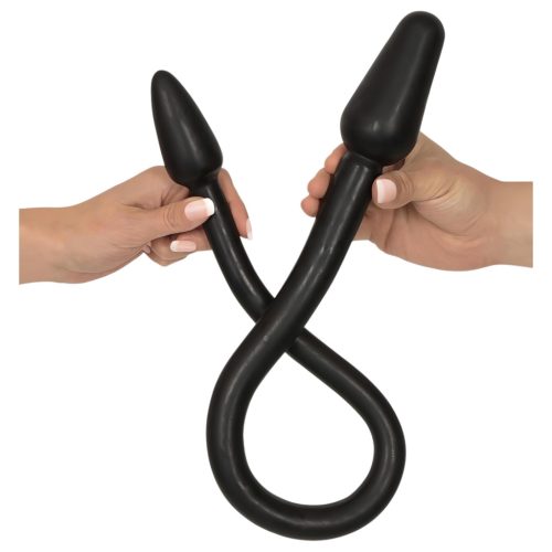 Rebel Double Plug - dupla kúp anál plug (fekete)