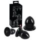You2Toys - Stretching Plug Kit - anál plug szett - 3 db (fekete)
