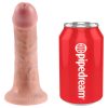 King Cock Strap-on 6 - felcsatolható dildó (natúr)
