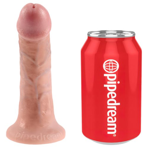 King Cock Strap-on 6 - felcsatolható dildó (natúr)