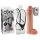 King Cock Strap-on 11 - üreges, felcsatolható dildó hámmal (28 cm)