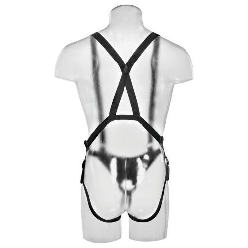 King Cock Strap-on 11 - üreges, felcsatolható dildó hámmal (28 cm)