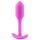 b-Vibe Snug Plug 1 - anál plug belső súllyal (55 g, pink)