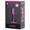 b-Vibe Snug Plug 1 - anál plug belső súllyal (55 g, pink)