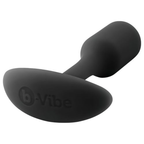 b-Vibe Snug Plug 1 - anál plug belső súllyal (55g) - fekete