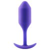 b-Vibe Snug Plug 2 - dupla golyós anál plug (114 g, lila)