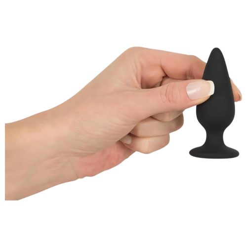 Black Velvets Heavy - 40 g-os anál plug (fekete)