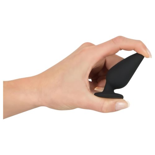 Black Velvets Heavy - 40 g-os anál plug (fekete)