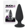 Black Velvets Heavy - 75 g-os anál plug (fekete)