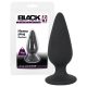 Black Velvets Heavy - 75 g-os anál plug (fekete)