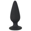 Black Velvets Heavy - 75 g-os anál plug (fekete)