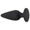 Black Velvets Heavy - 75 g-os anál plug (fekete)