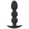 Black Velvets Heavy - 145 g-os gömbös anál plug (fekete)