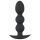 Black Velvets Heavy - 145 g-os gömbös anál plug (fekete)