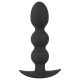 Black Velvets Heavy - 145 g-os gömbös anál plug (fekete)