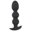 Black Velvets Heavy - 145 g-os gömbös anál plug (fekete)