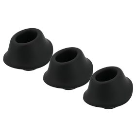 Womanizer Premium M - pótszívóharang szett (fekete, 3 db)
