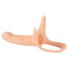 You2Toys - Strap-on M - felcsatolható, üreges dildó (natúr)