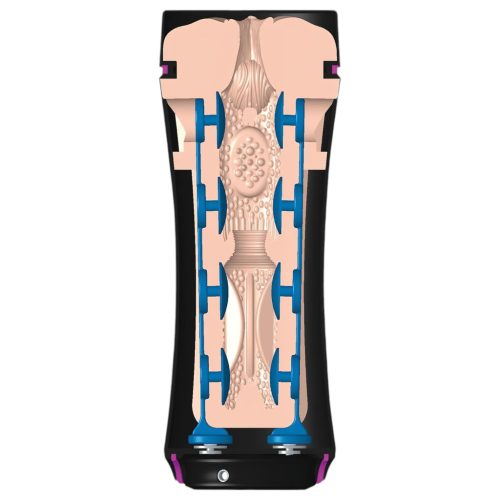 mystim Opus E Vagina - elektro művagina (natúr-fekete)