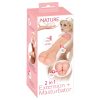 Nature Skin - 2in1 műpopsi maszturbátor és péniszköpeny (testszínű)