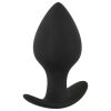 Black Velvets - szilikon anál plug szett (3 részes, fekete)