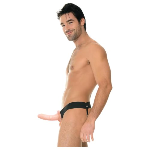 Pipedream - Fetish Strap-On 6 - felcsatolható, üreges dildó (natúr)