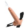 Pipedream Fetish Strap-On 7,5 - felcsatolható, spriccelő dildó (natúr)