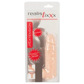 realistixxx - heregyűrűs péniszköpeny - 16 cm (natúr)
