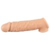 realistixxx - heregyűrűs péniszköpeny - 16 cm (natúr)