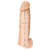 realistixxx - heregyűrűs péniszköpeny - 16 cm (natúr)