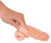 Nature Skin - hosszabbító, vastagító péniszköpeny (19,5 cm)