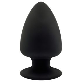 Silexd M - alakítható anál plug - 11 cm (fekete)